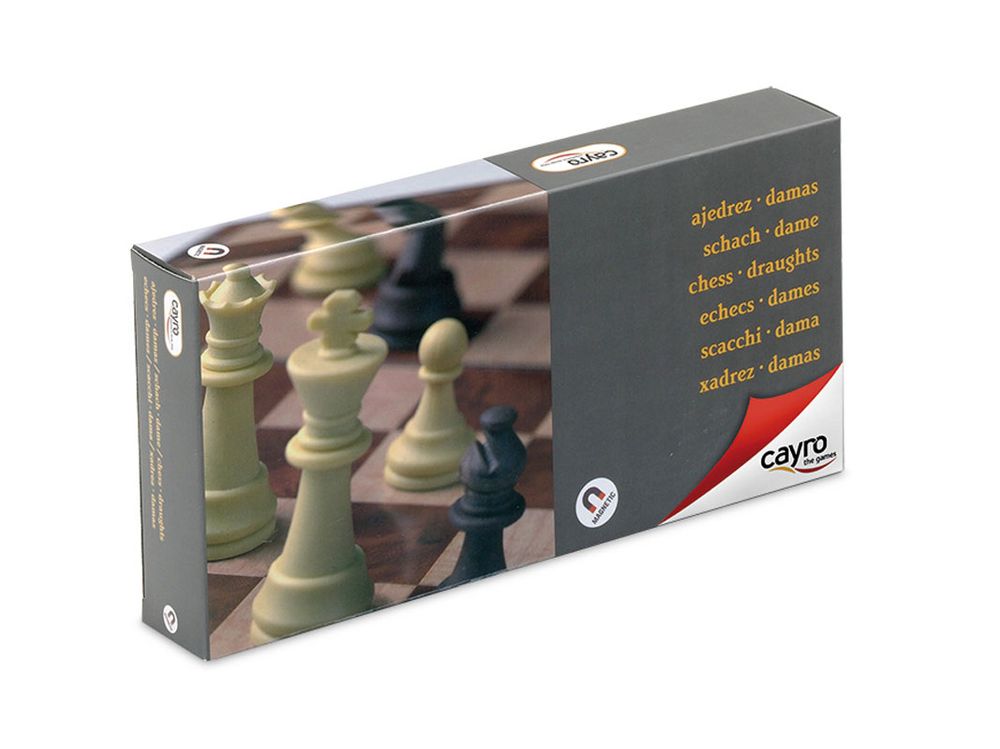 Cayro Magnetic Chess And Draughts Game