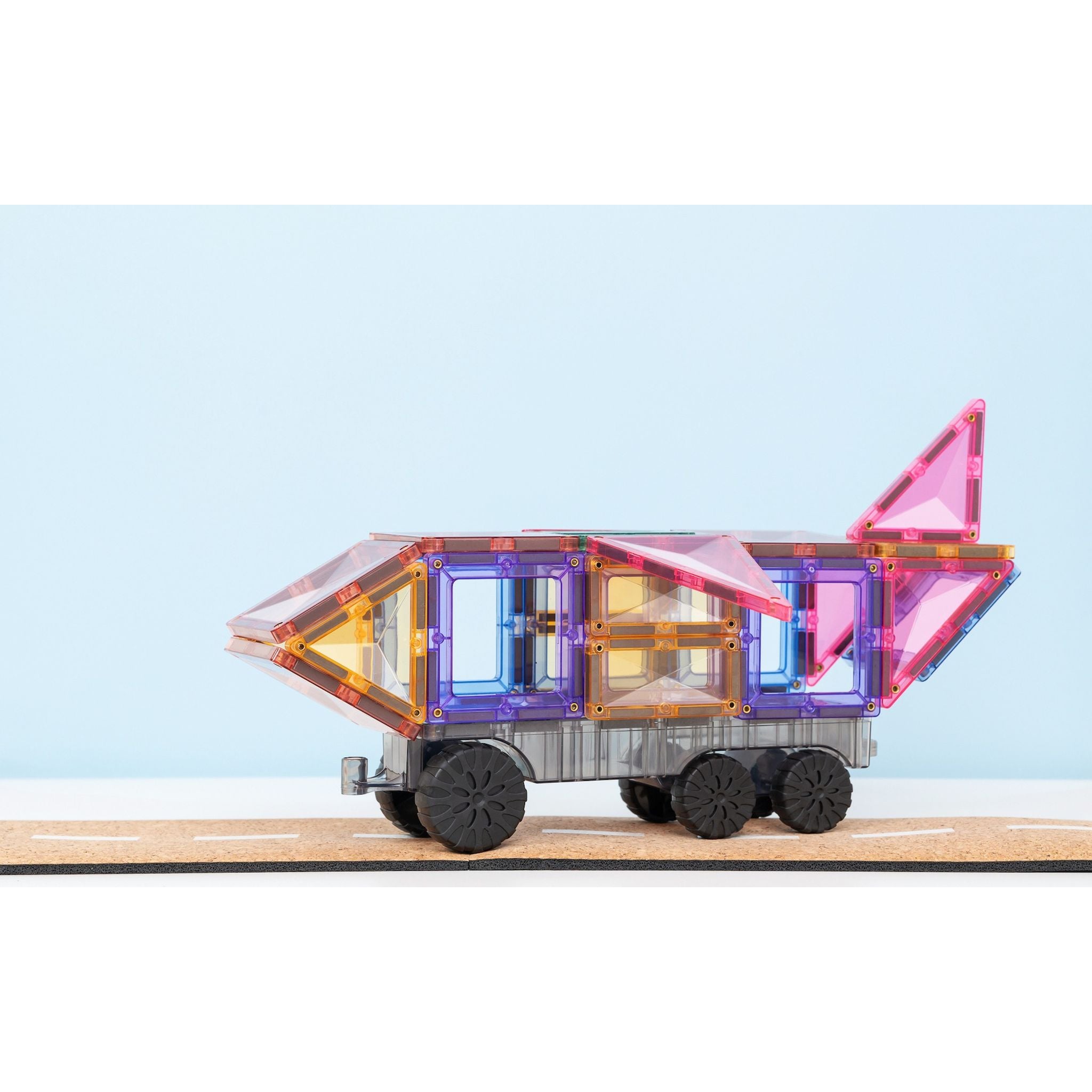 CONNETIX Magnetic Tiles 50 Piece Pastel Transport Pack
