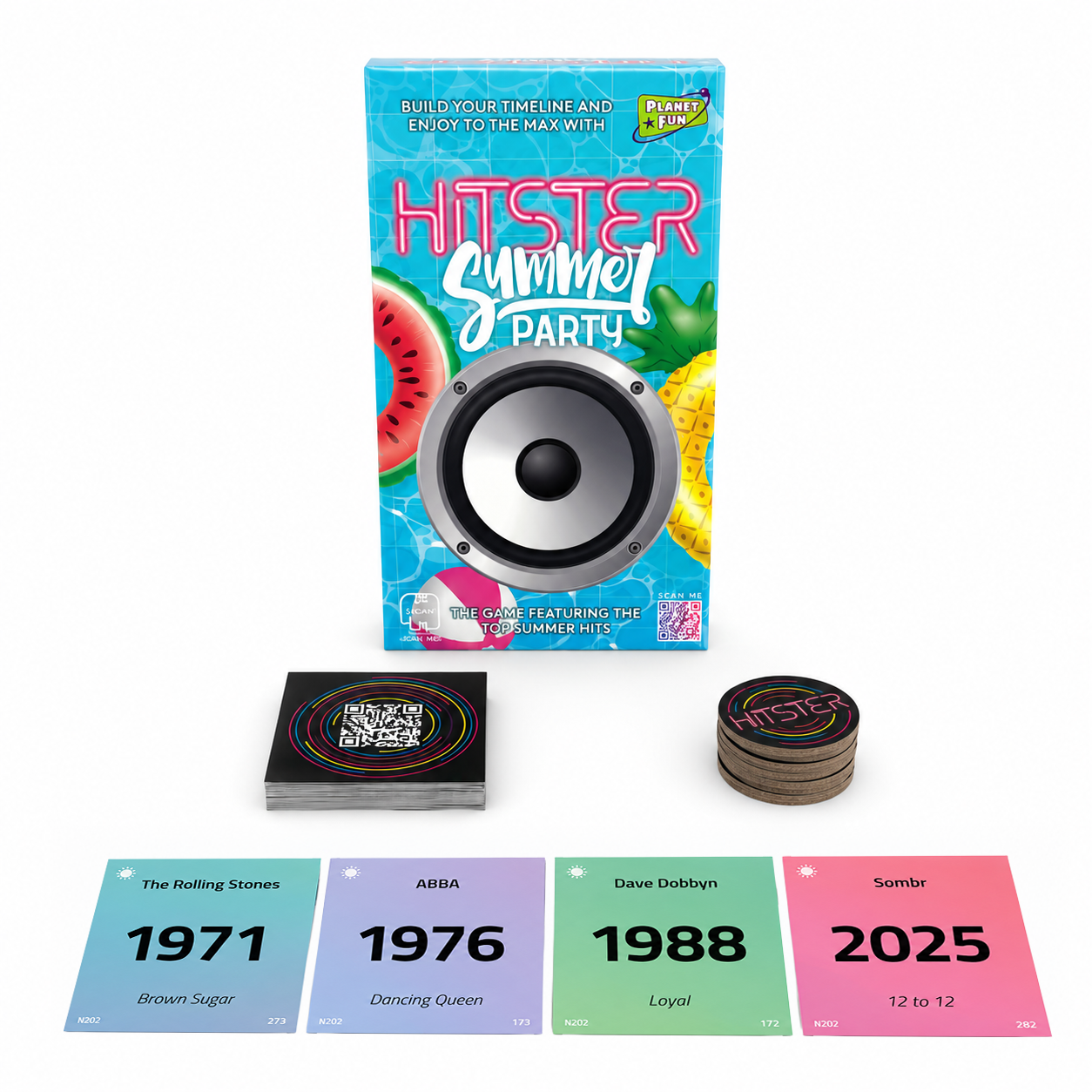 Hitster Summer Party Music Card Game - Toyworld NZ