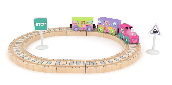 J'Adore Grand Tube Wooden Princess Train