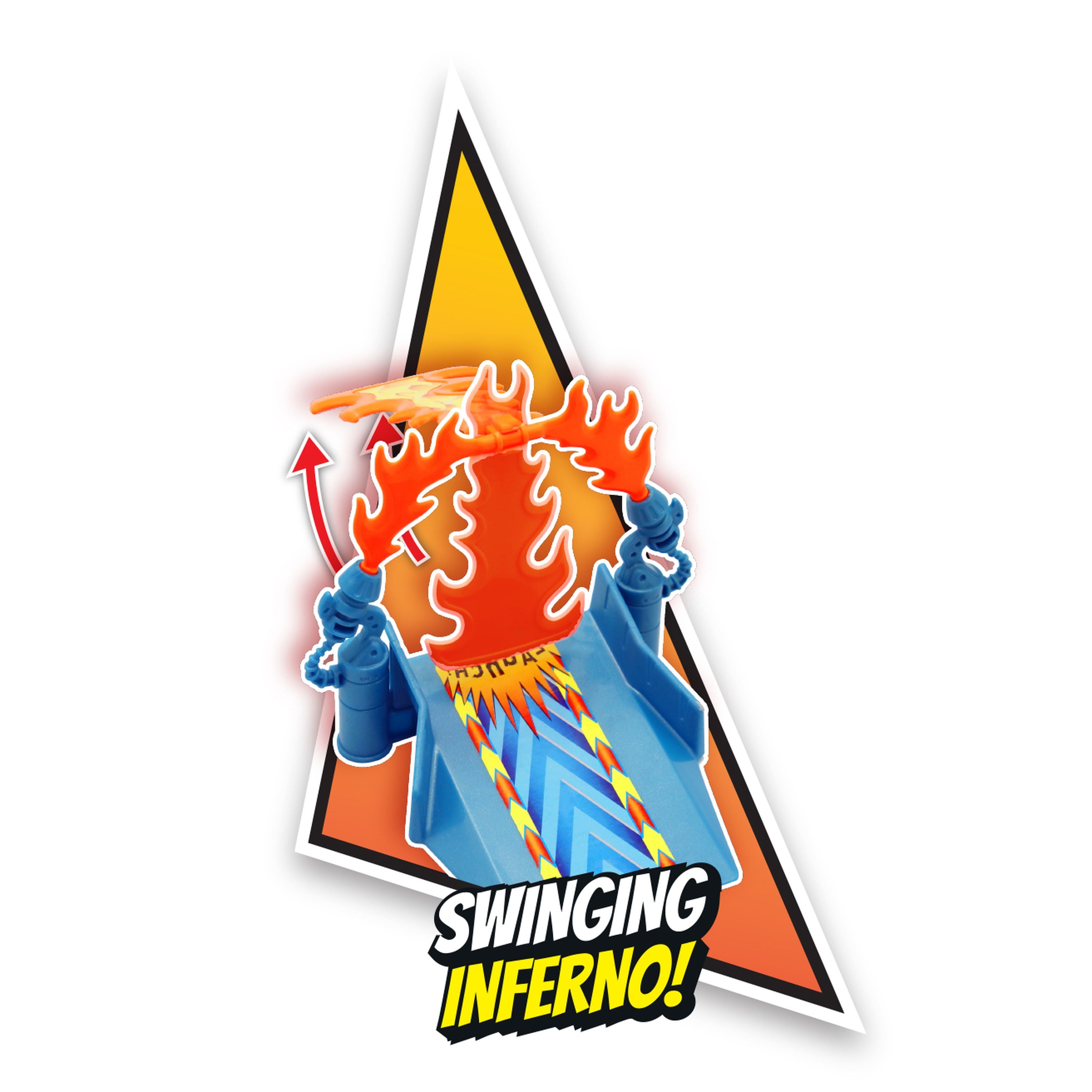 Bumpers Cars Jump Ramp Set With Lights & Sounds Gate