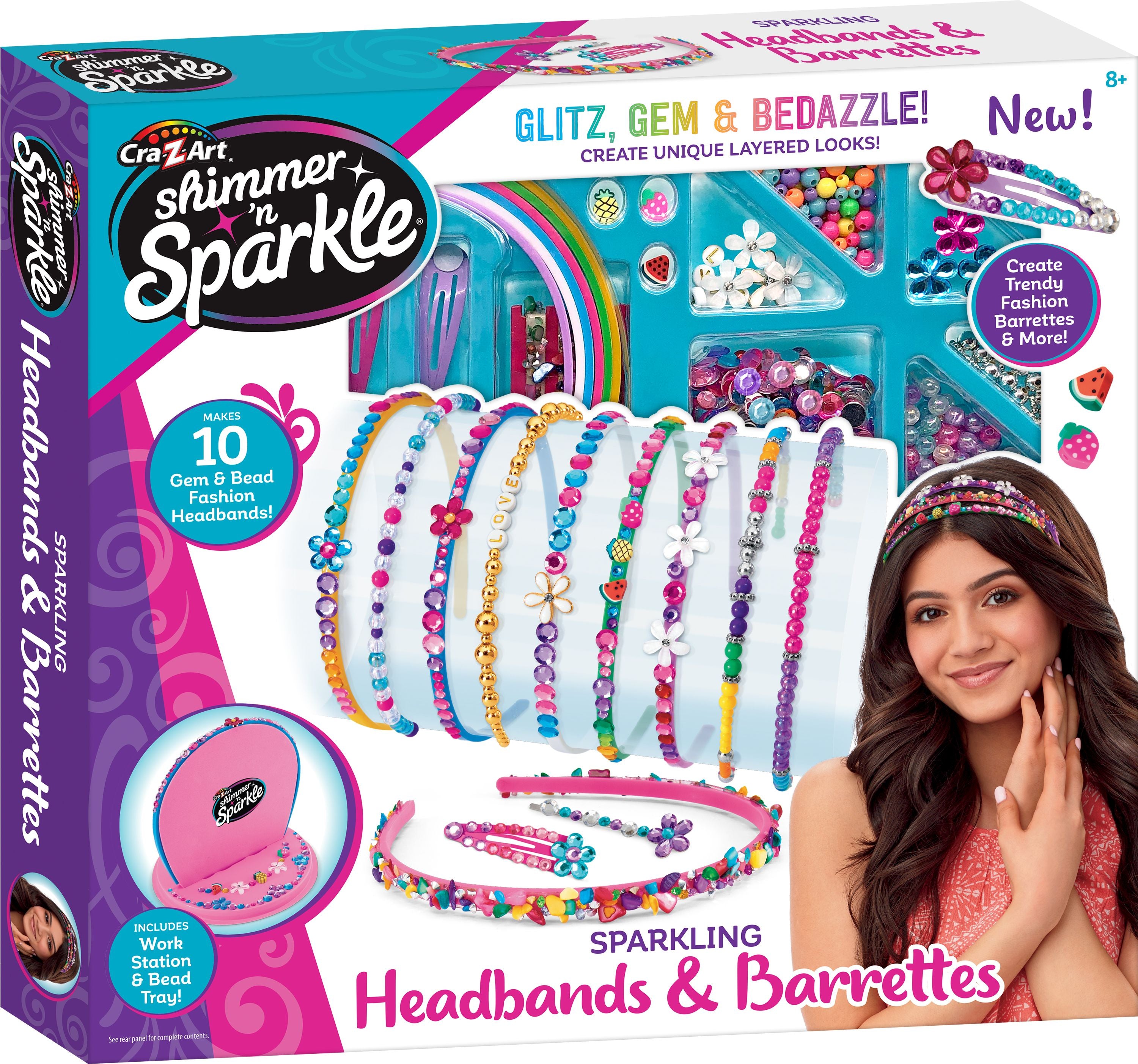 Cra-Z-Art Shimmer 'N Sparkle Sparkling Headbands & Barrettes