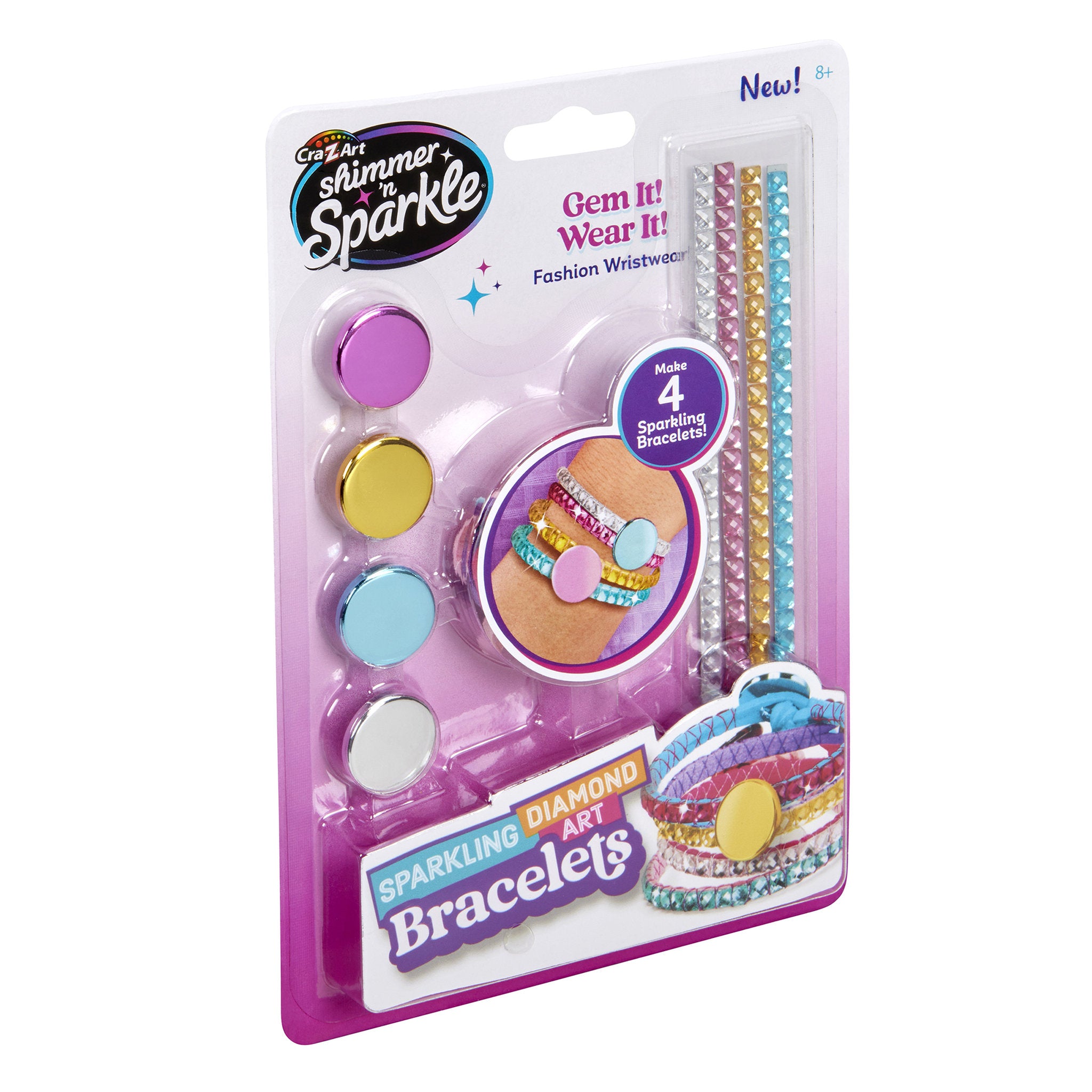Cra-Z-Art Shimmer 'N Sparkle Sparkling Diamond Art Bracelets