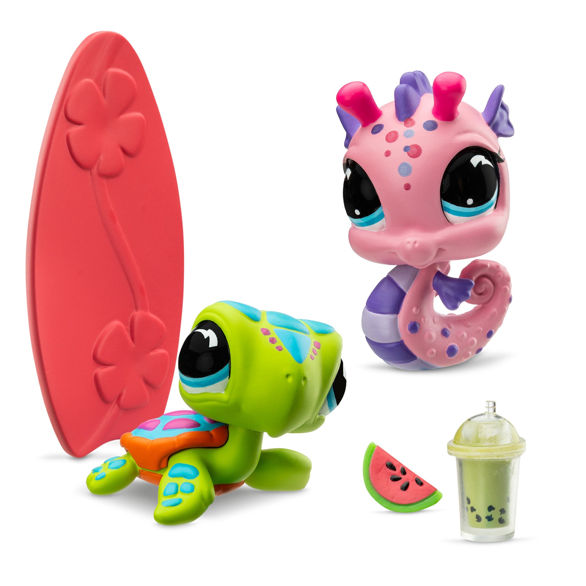 Littlest Petshop Pet Pair 2 Pack Series 4 - Seahorse & Sea Turtle