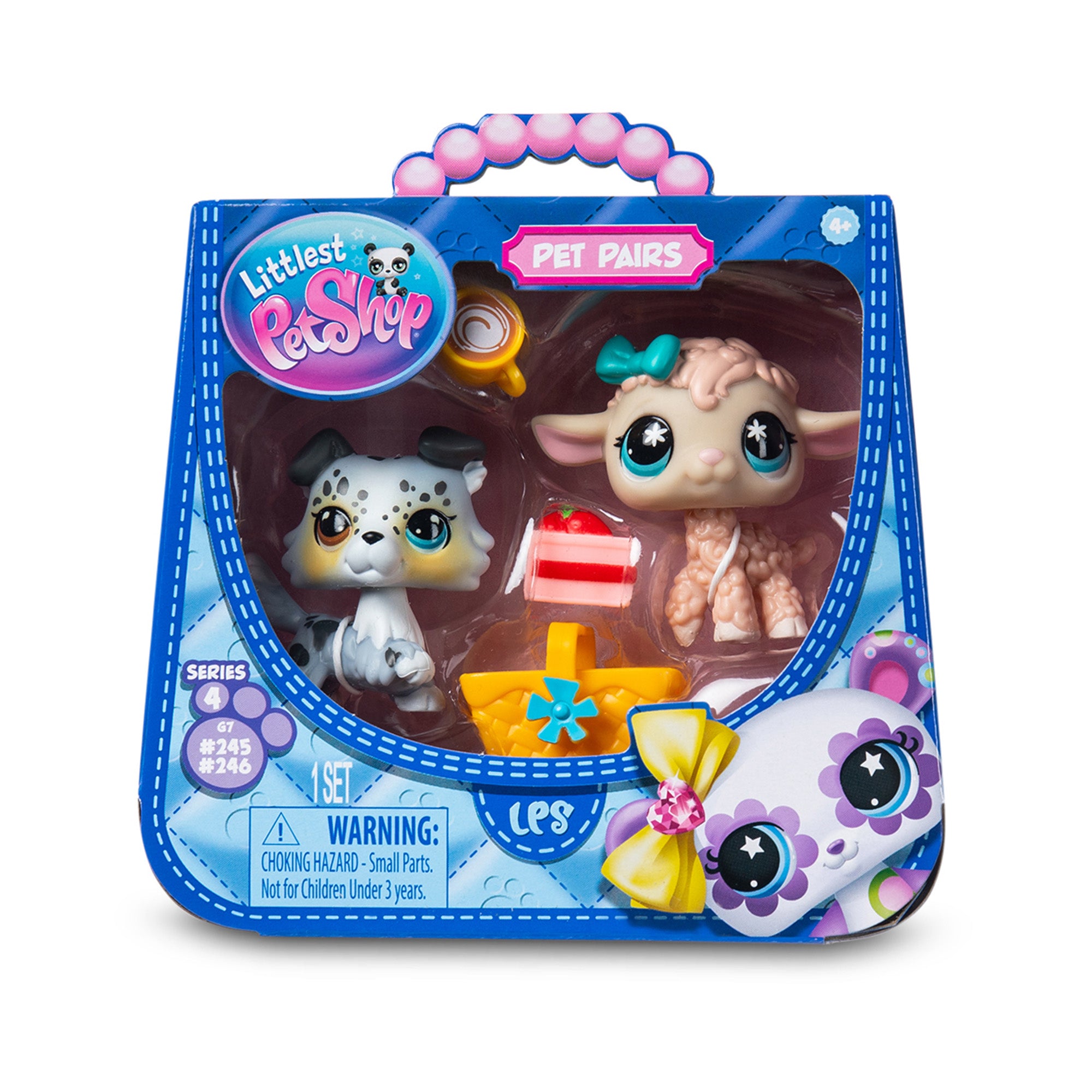 Littlest Petshop Pet Pair 2 Pack Series 4 - Shepherd Dog & Lamb