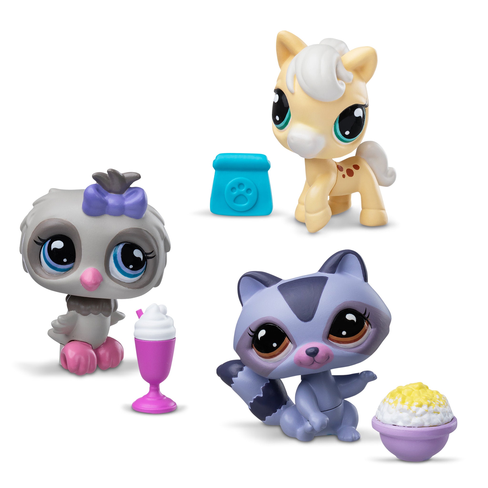 Littlest Pet Shop 3 Pack Trio Series 4 - Nighttime Snack