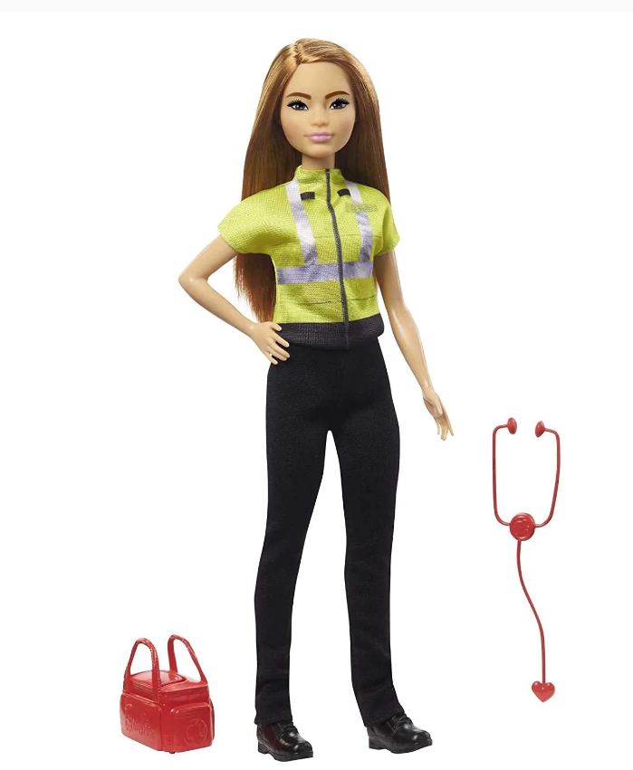 Barbie Career Doll Paramedic Dark Blonde Hair - Toyworld NZ