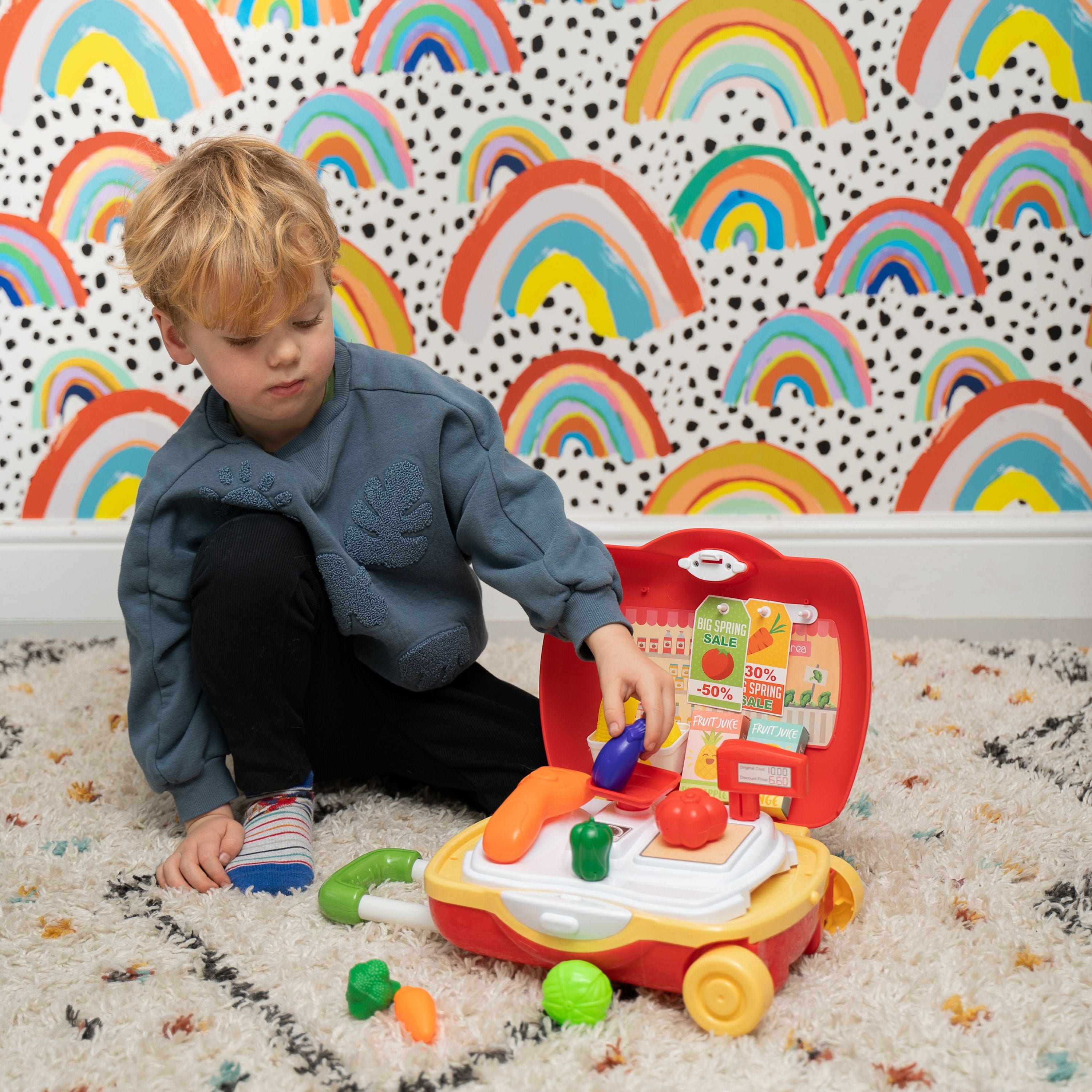 Little Market Wheelie Suitcase Kit