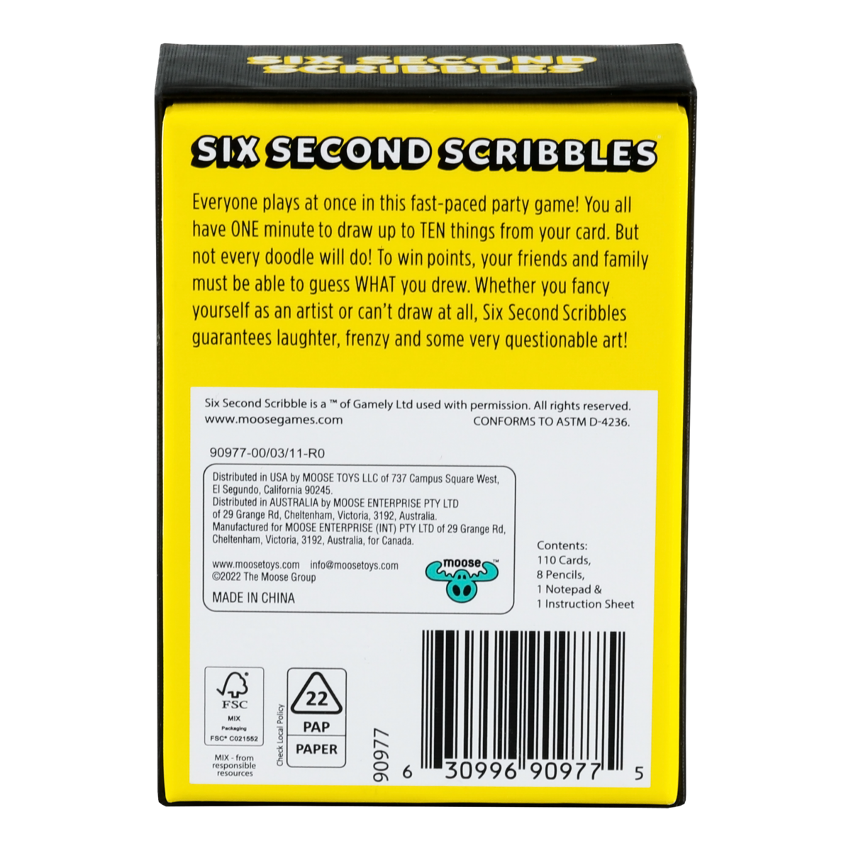 Six Second Scribbles Game