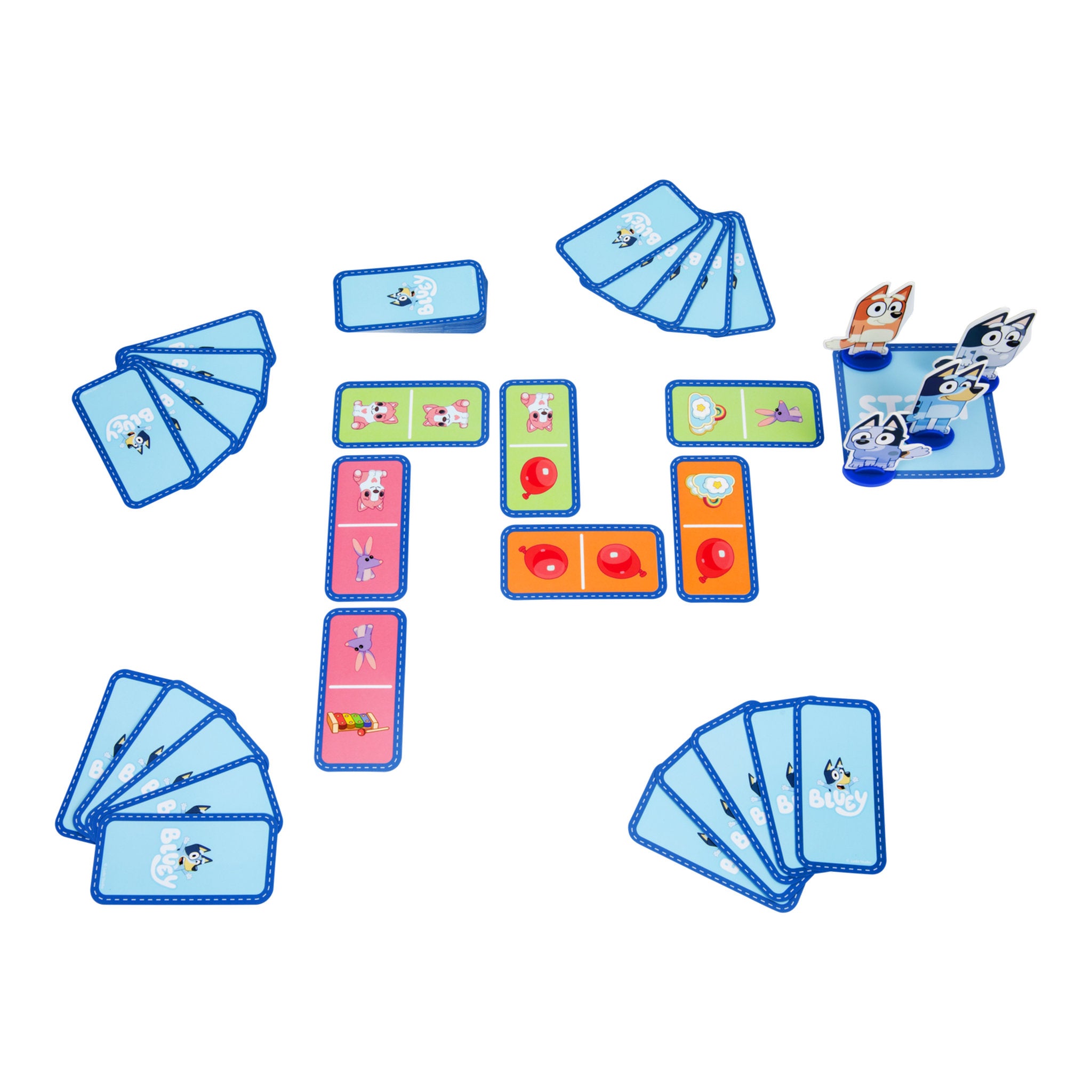 Bluey Hopscotch Race Card Game