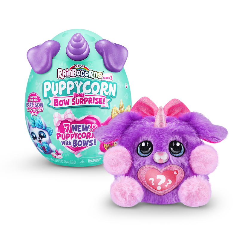 ZURU Rainbocorns Puppycorns Series 3 Bow Surprise Assorted Styles