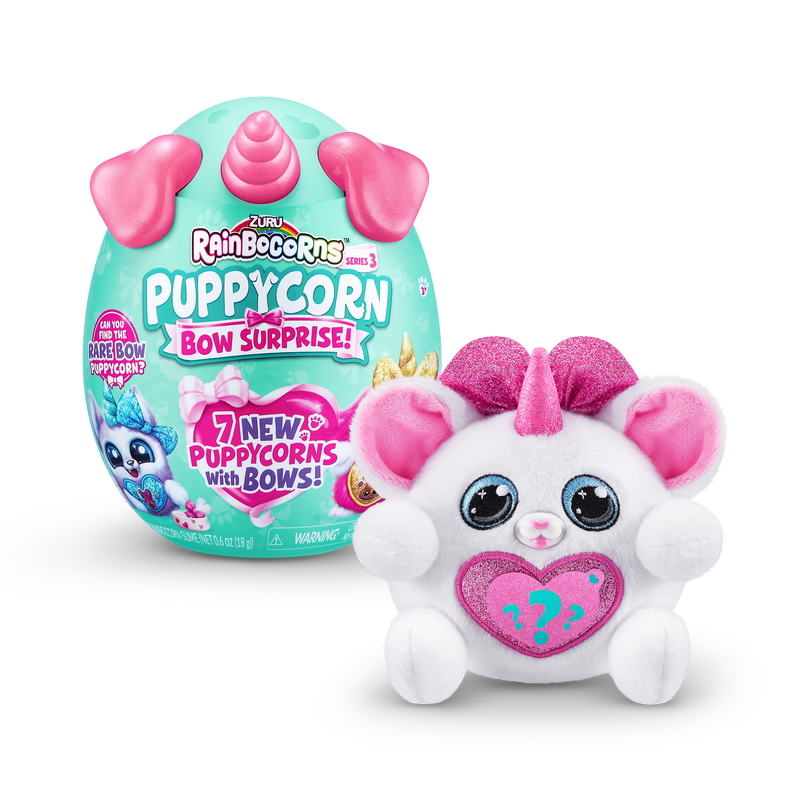 ZURU Rainbocorns Puppycorns Series 3 Bow Surprise Assorted Styles