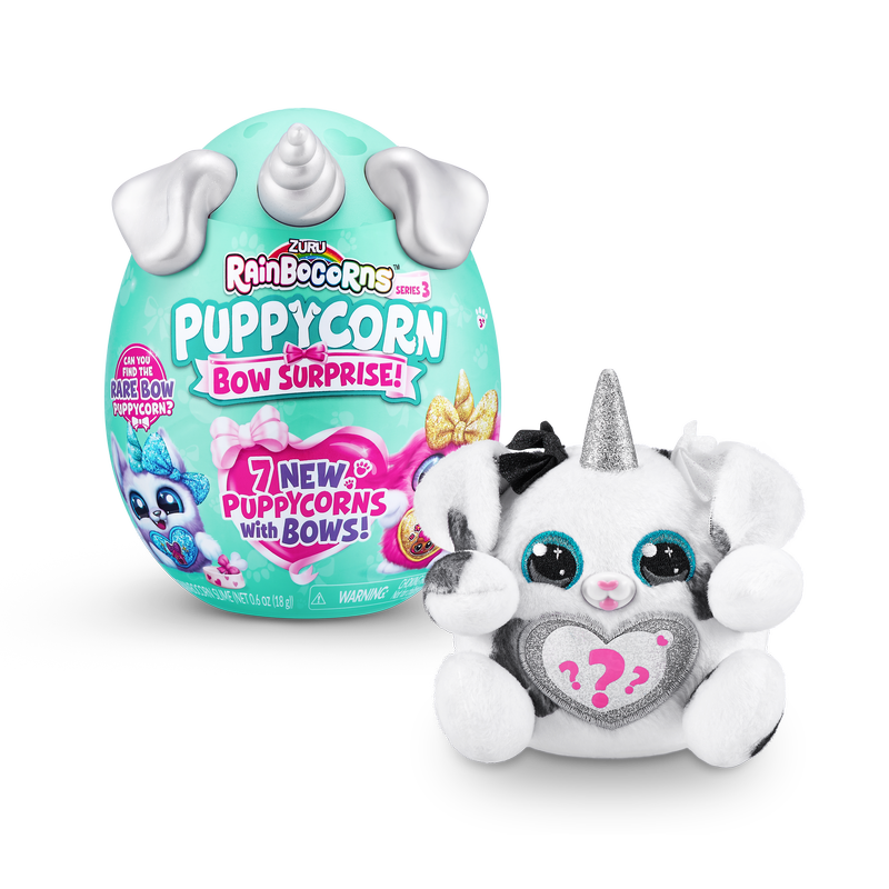 ZURU Rainbocorns Puppycorns Series 3 Bow Surprise Assorted Styles