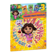 Dora Frame Tray Puzzles 3 Pack