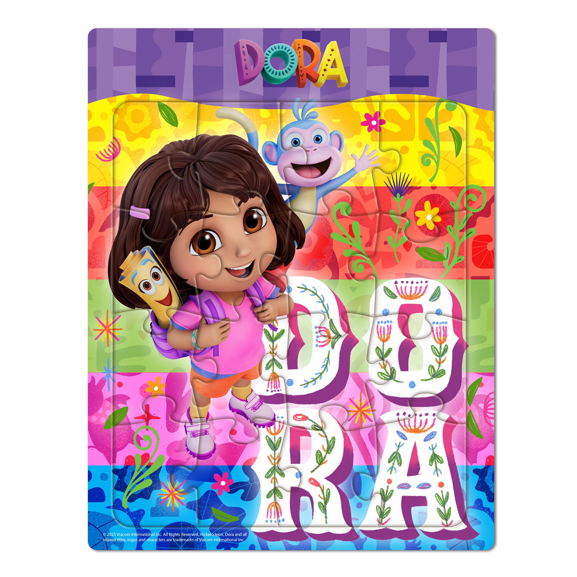 Dora Frame Tray Puzzles 3 Pack