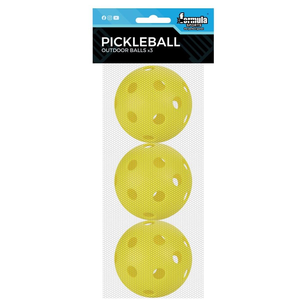 Formula Sports Pickleball Outdoor Balls 3 Pack