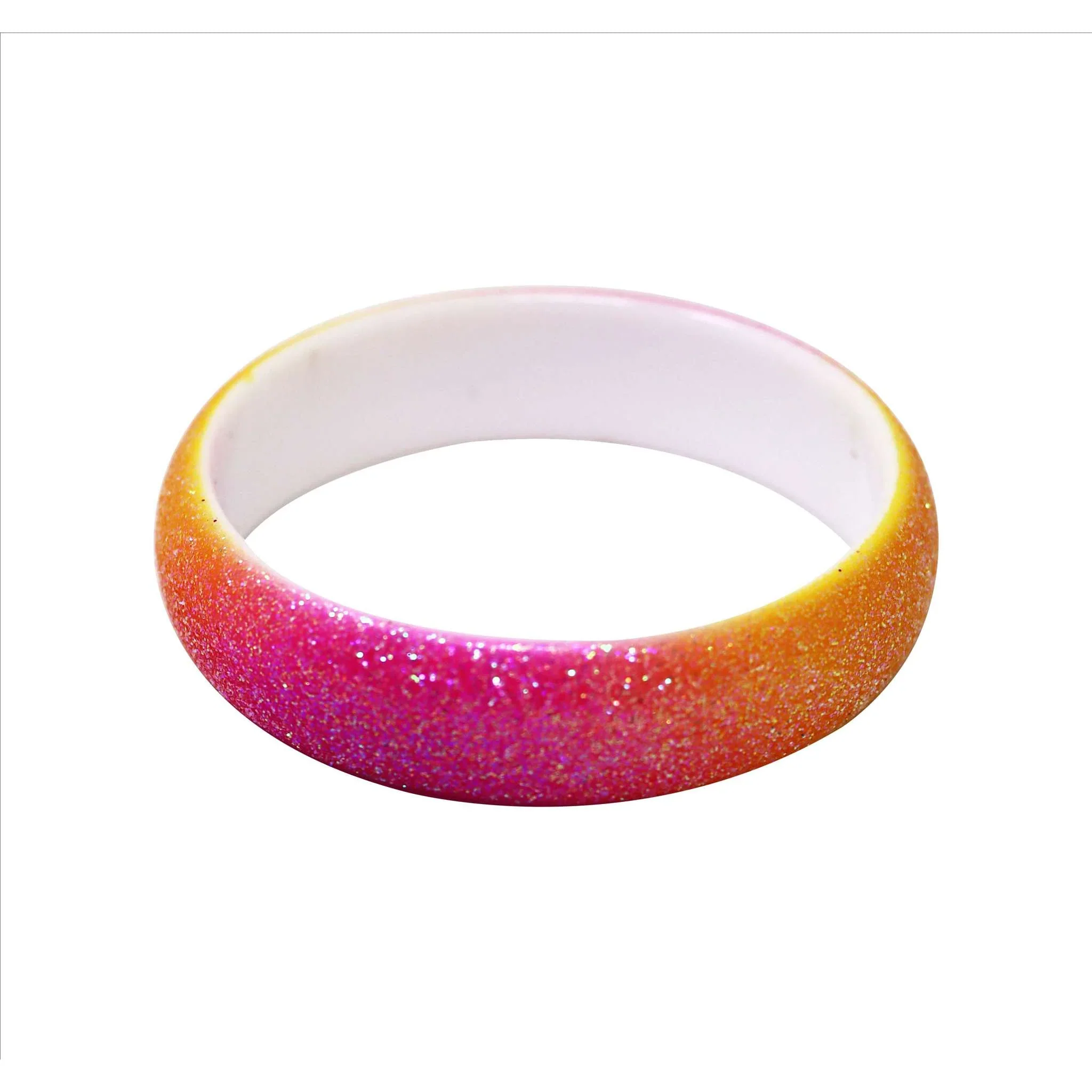 Pink Poppy Sparkly Glitter Ombre Bangle