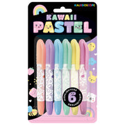 Kaleidoscope 6 KawaII Pastel Markers
