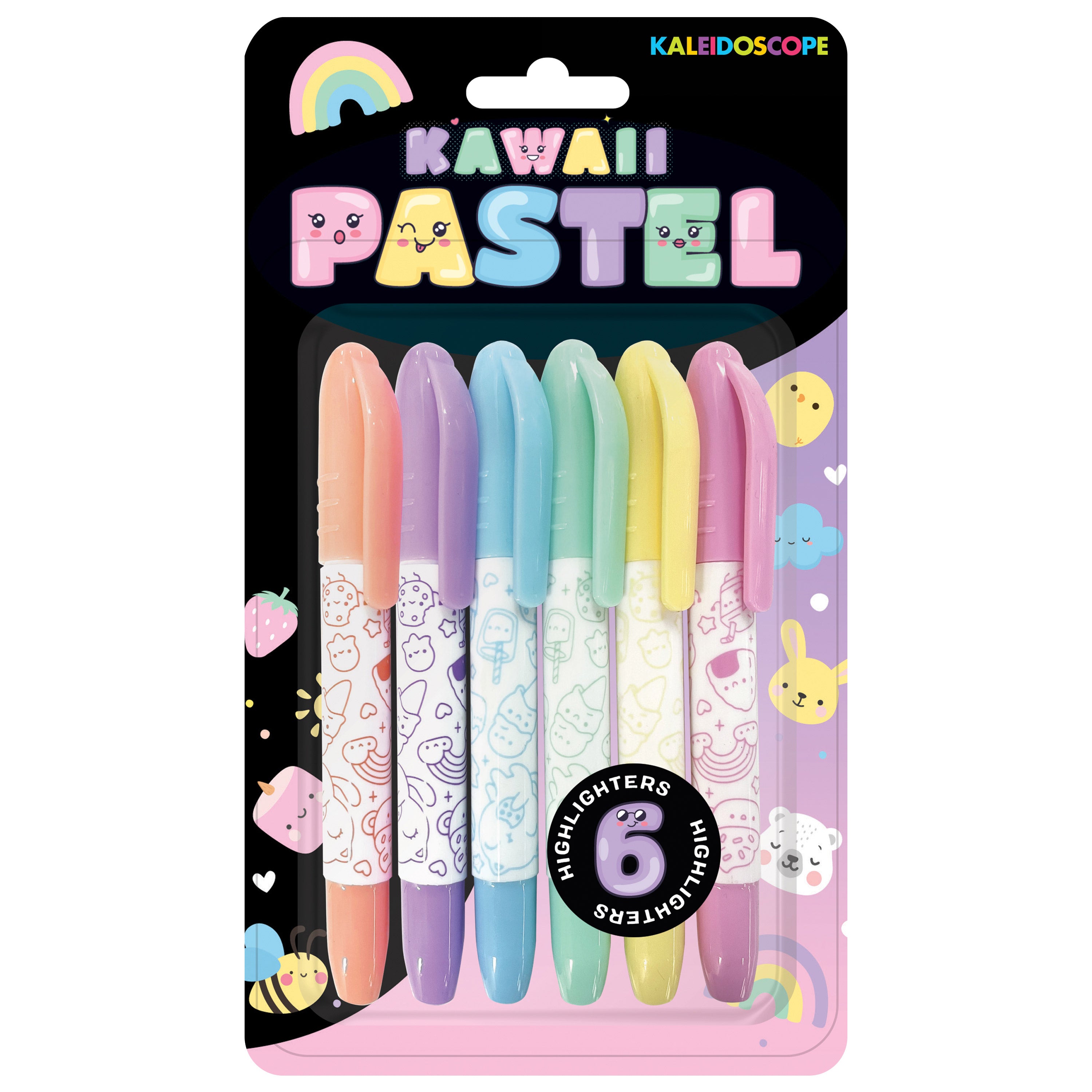 Kaleidoscope 6 KawaII Pastel Markers