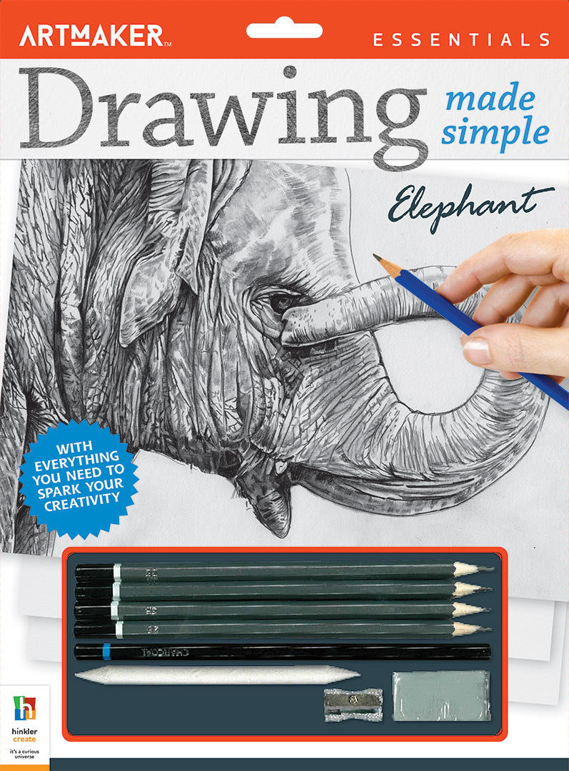 Art Maker Essentials Drawing Made Simple: Elephant - Toyworld NZ