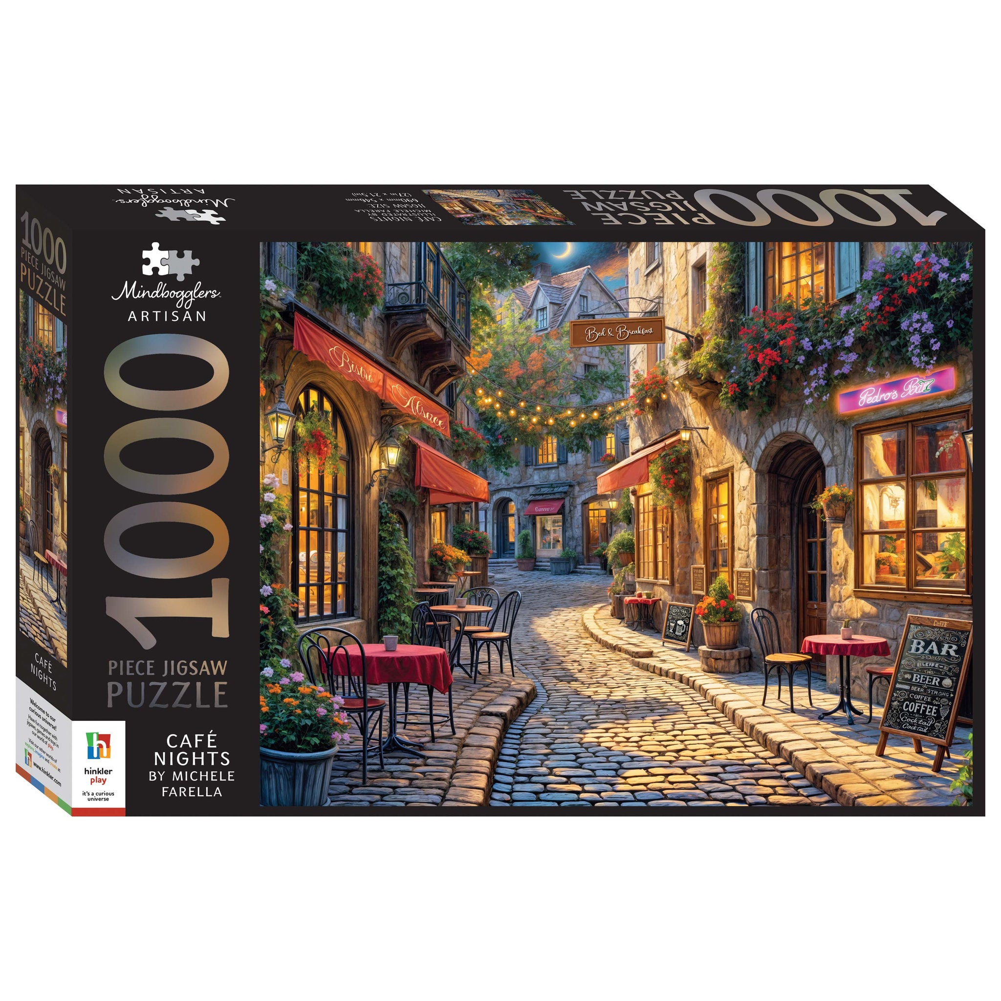 Mindbogglers Artisan 1000 Piece Puzzle - Cafe Nights