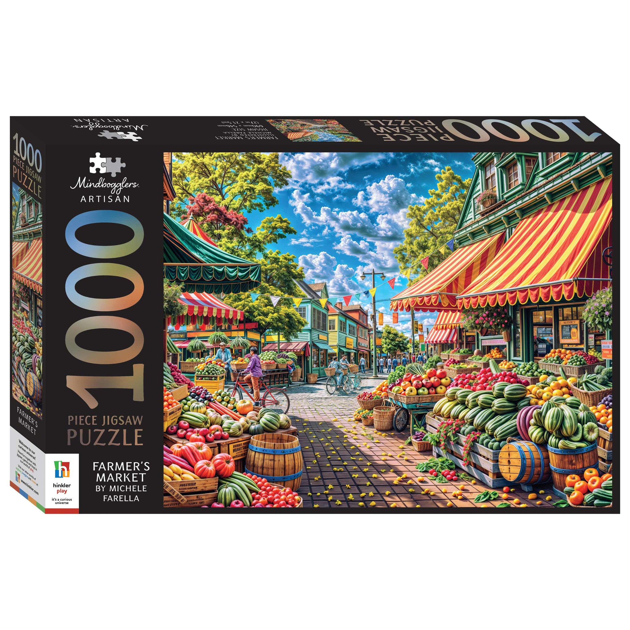 Mindbogglers Artisan 1000 Piece Puzzle Farmer's Market