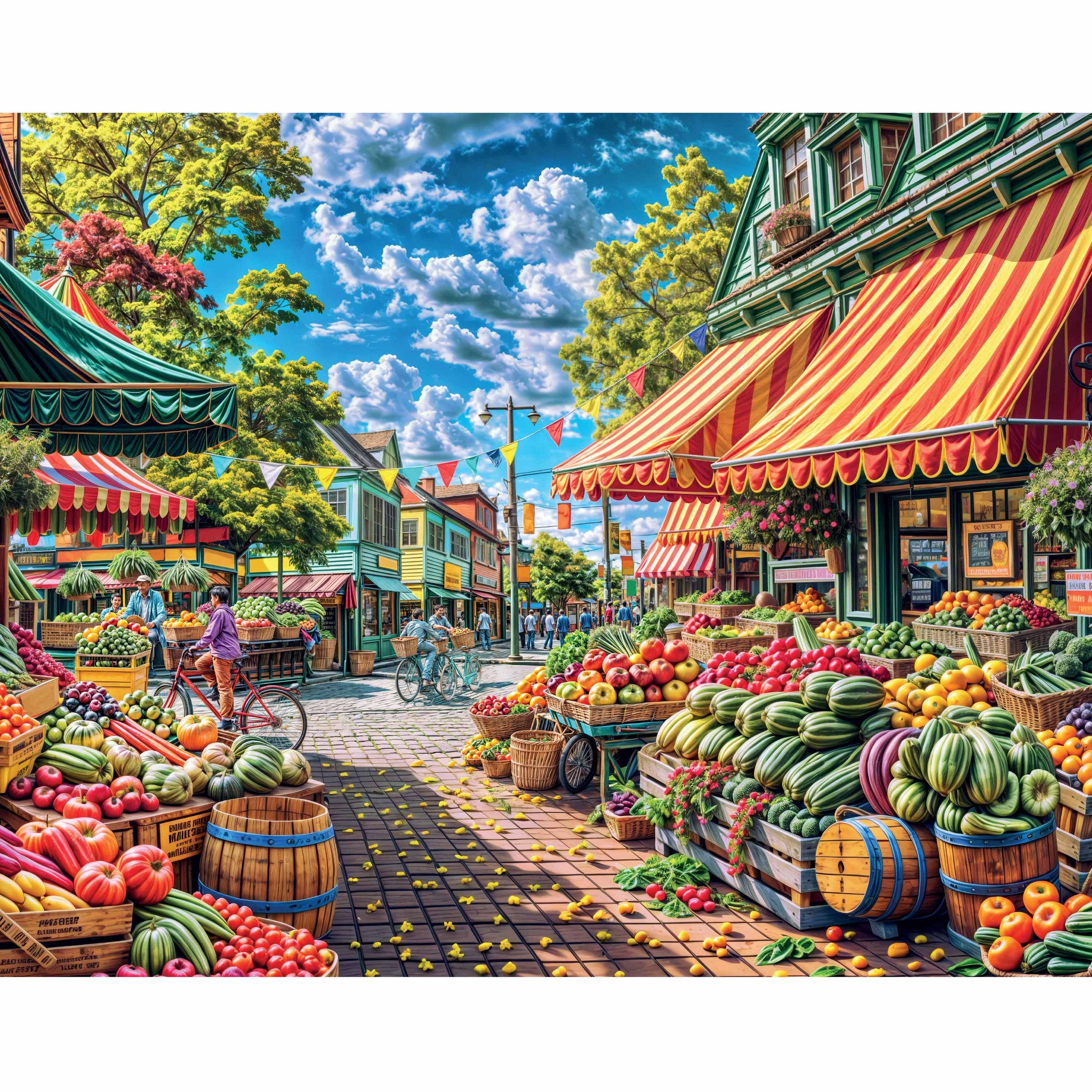 Mindbogglers Artisan 1000 Piece Puzzle Farmer's Market