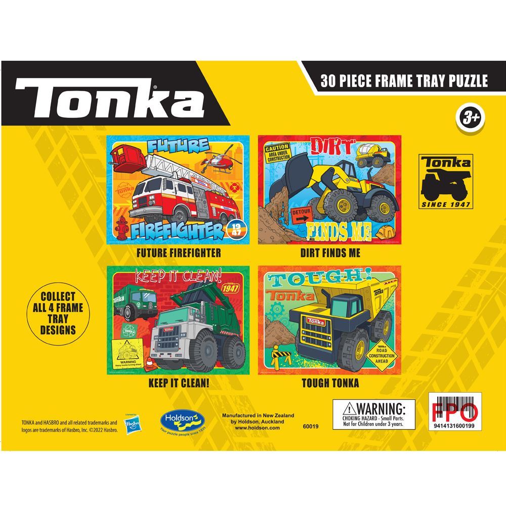 Holdson Tonka 30pc Frame Tray Puzzle Assorted Styles