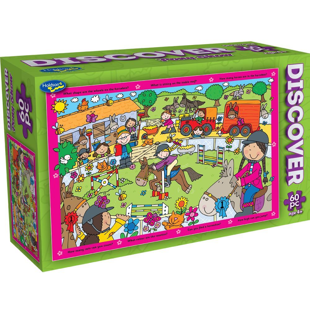 Holdsons Discover Series 1 60 Piece Boxed Puzzle Pony Show