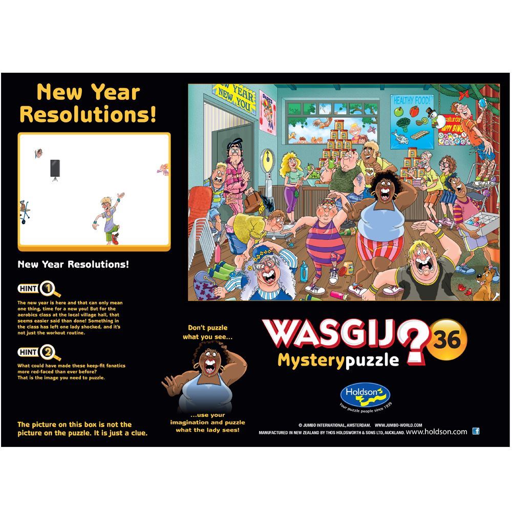 Wasgij Original #36 New Year Resolutions 1000 Piece Puzzle