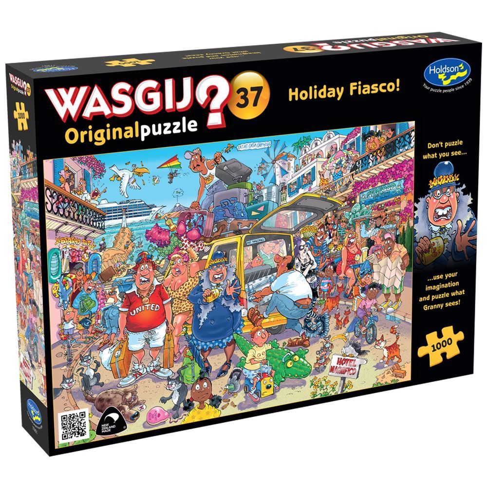 Wasgij Original #37 Holiday Fiasco! 1000 Piece Puzzle - Toyworld NZ