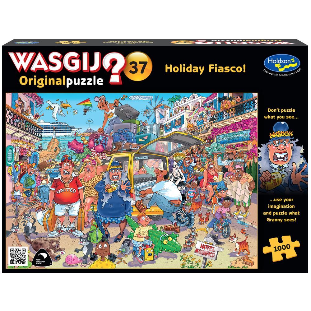Wasgij Original #37 Holiday Fiasco! 1000 Piece Puzzle - Toyworld NZ