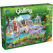 Gallery Series 8 300 Piece Xl Puzzle Unicorns At The Waterfall
