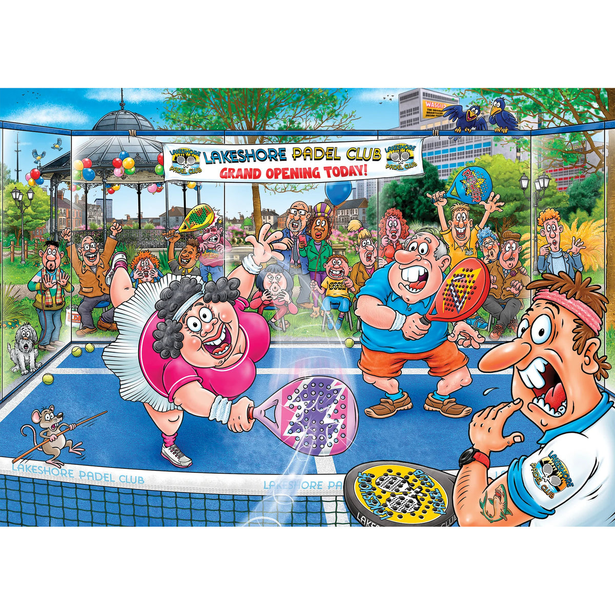 Wasgij #49 Paddle Panic! 1000 Piece Jigsaw Puzzle - Toyworld NZ