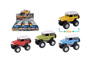 Die-Cast Pull-Back Off-Road 4X4 Truck Assorted Styles