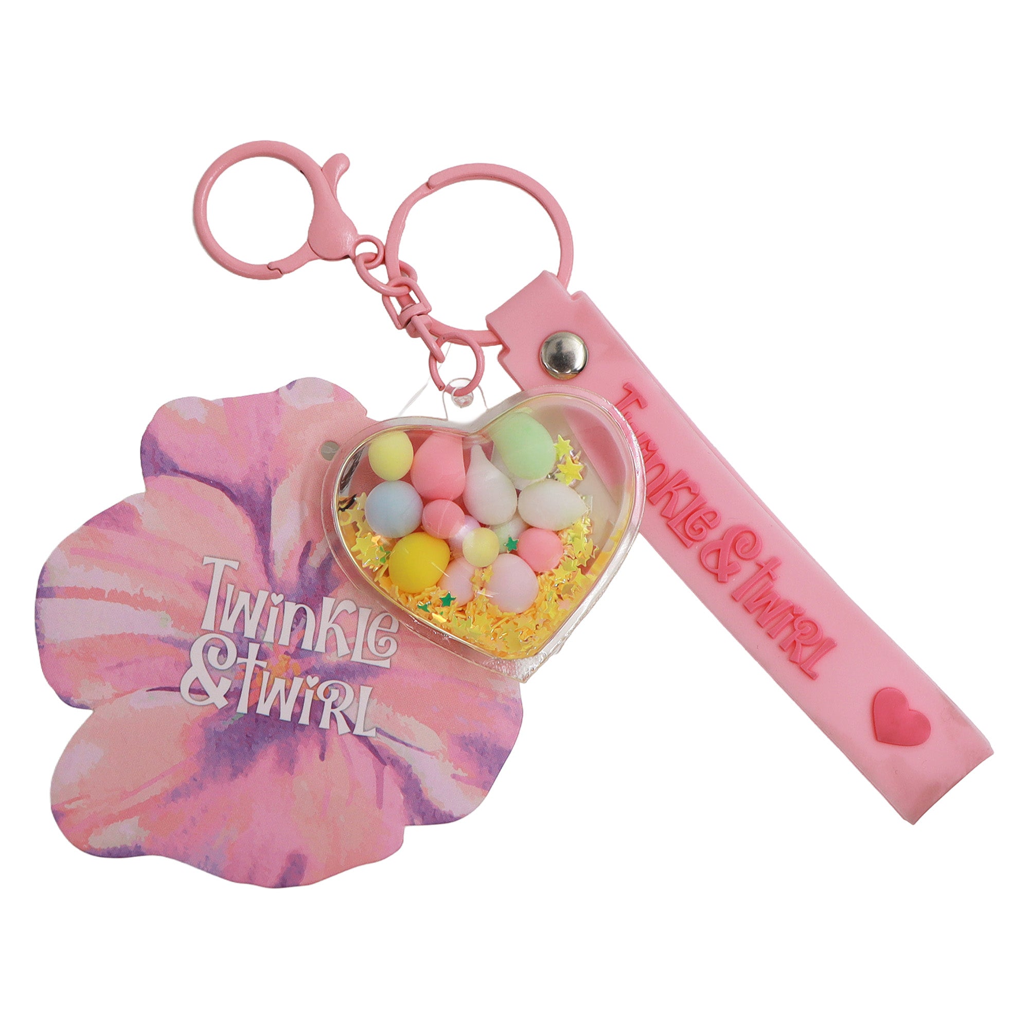 Twinkle & Twirl Bubble Heart Key Ring - Toyworld NZ