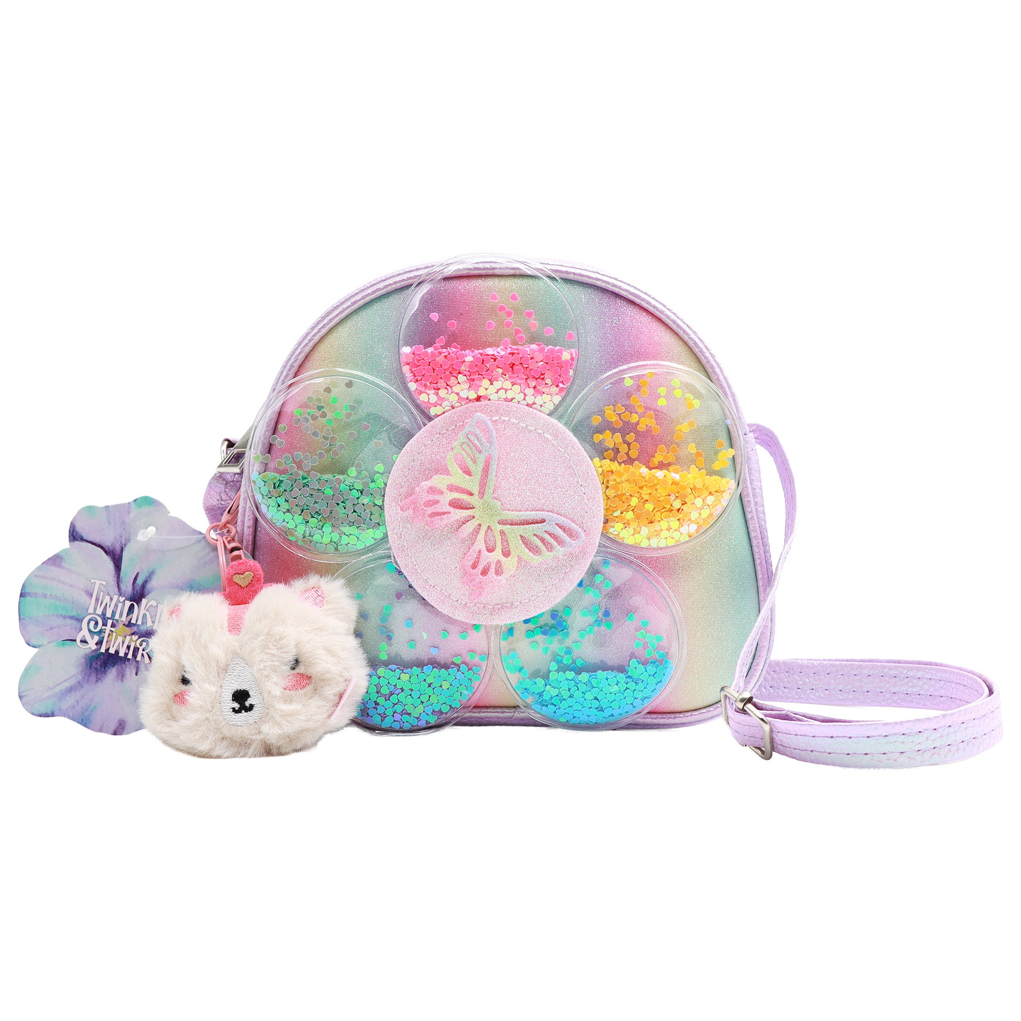 Twinkle & Twirl Flower Lilac Shoulder Bag - Toyworld NZ