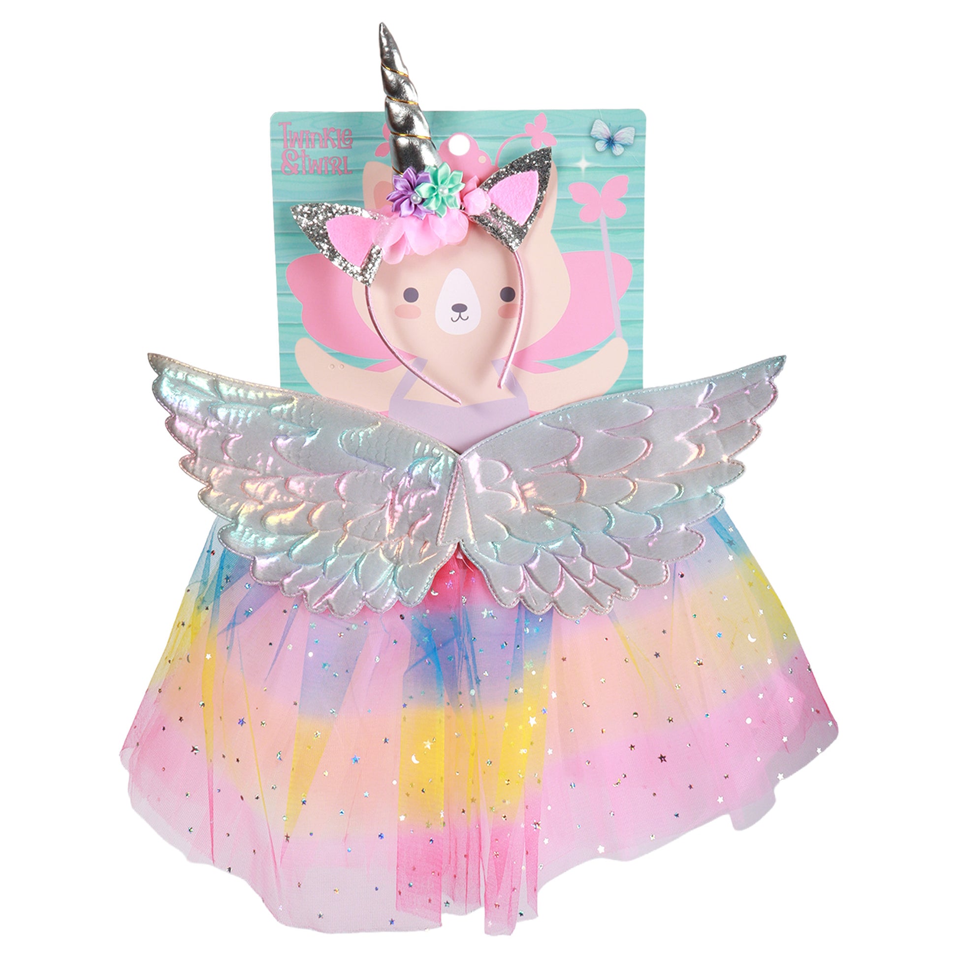 Twinkle & Twirl Unicorn Wing Set - Rainbow - Toyworld NZ