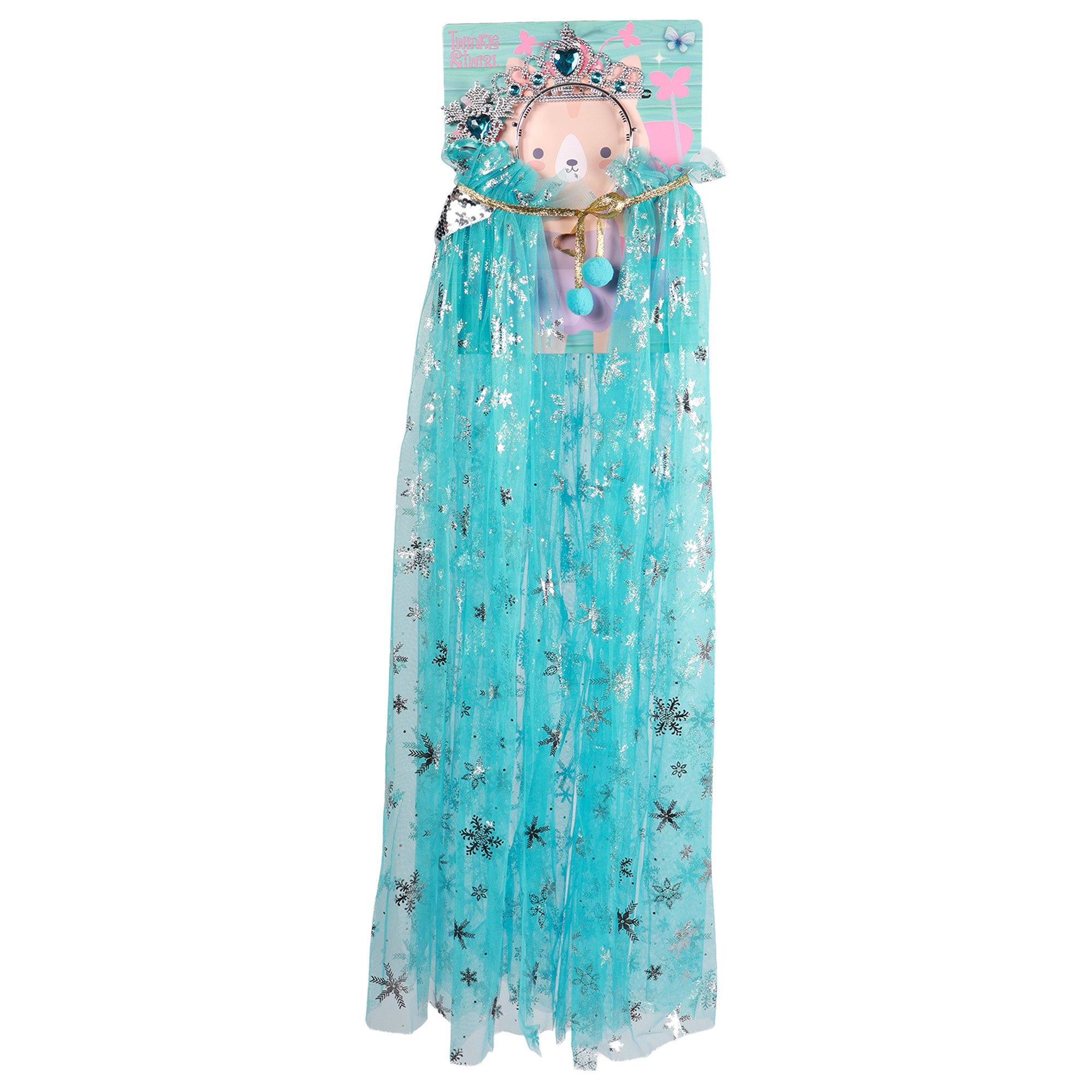 Twinkle & Twirl Blue Princess Cape Set - Toyworld NZ