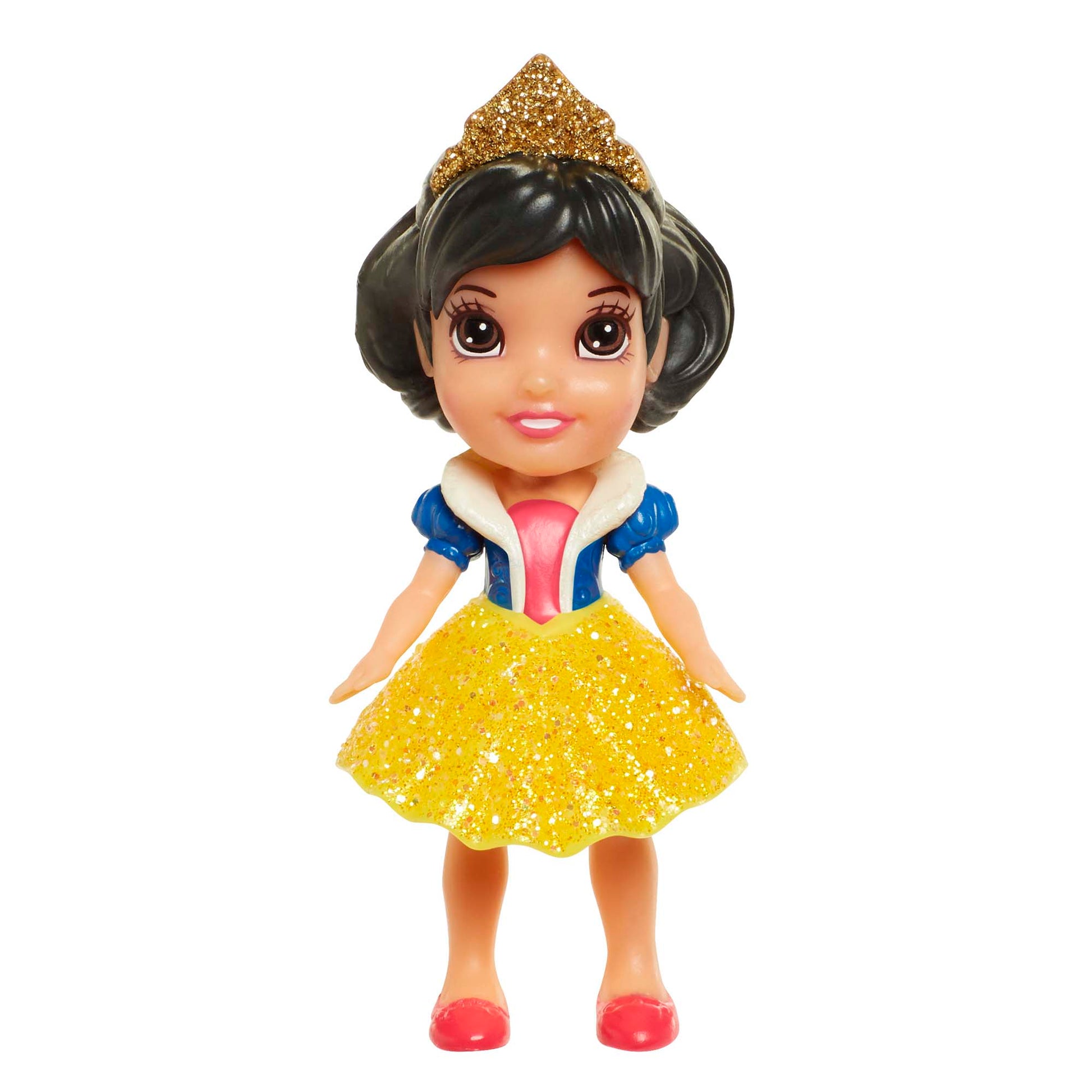 Disney Princess Mini Toddler Doll Snow White In Blue/Gold Dress