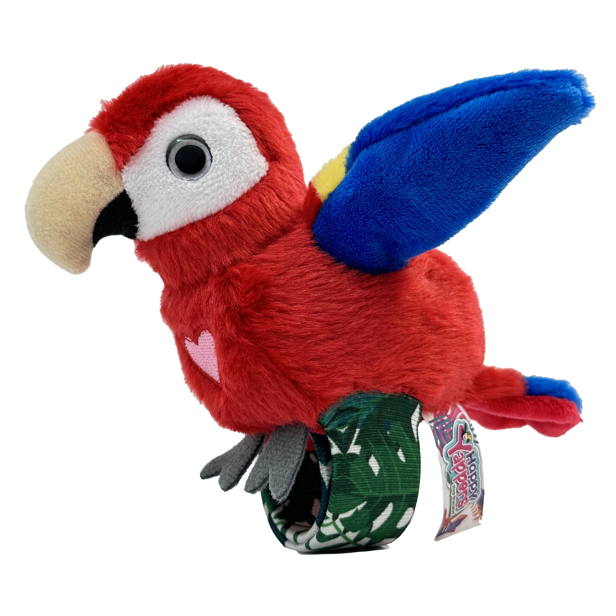 Happy Yappers Slap Bracelet Red Parrot