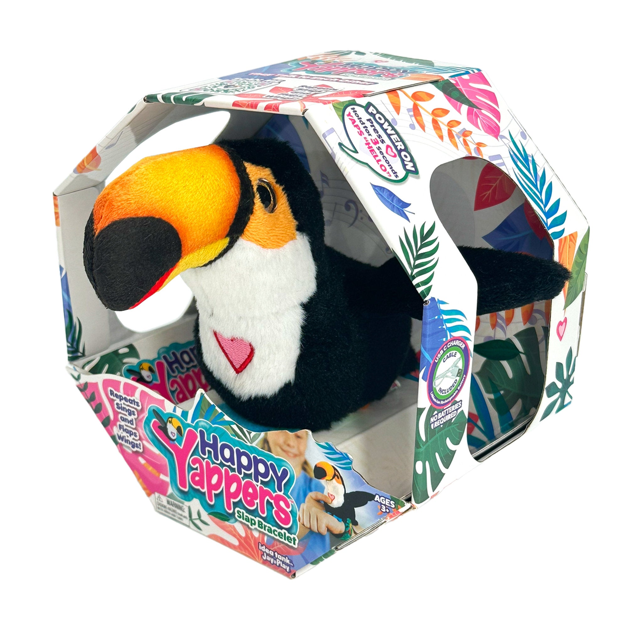 Happy Yappers Slap Bracelet Toucan