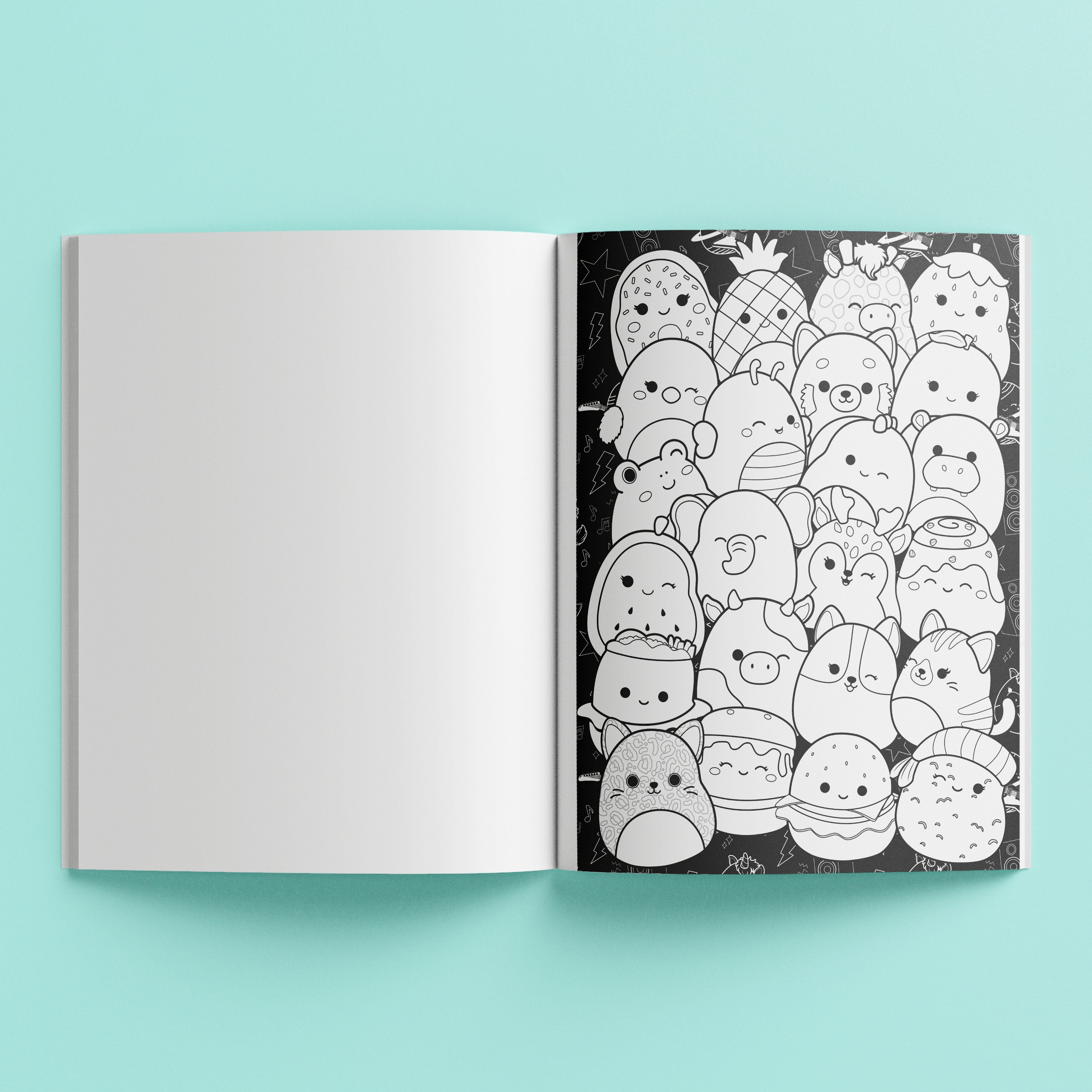 Kaleidoscope Squishmallows Colouring