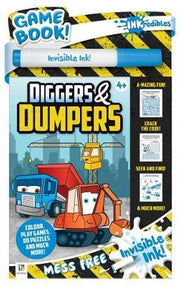 Inkredibles Diggers And Dumpers Invisible Ink - Toyworld NZ