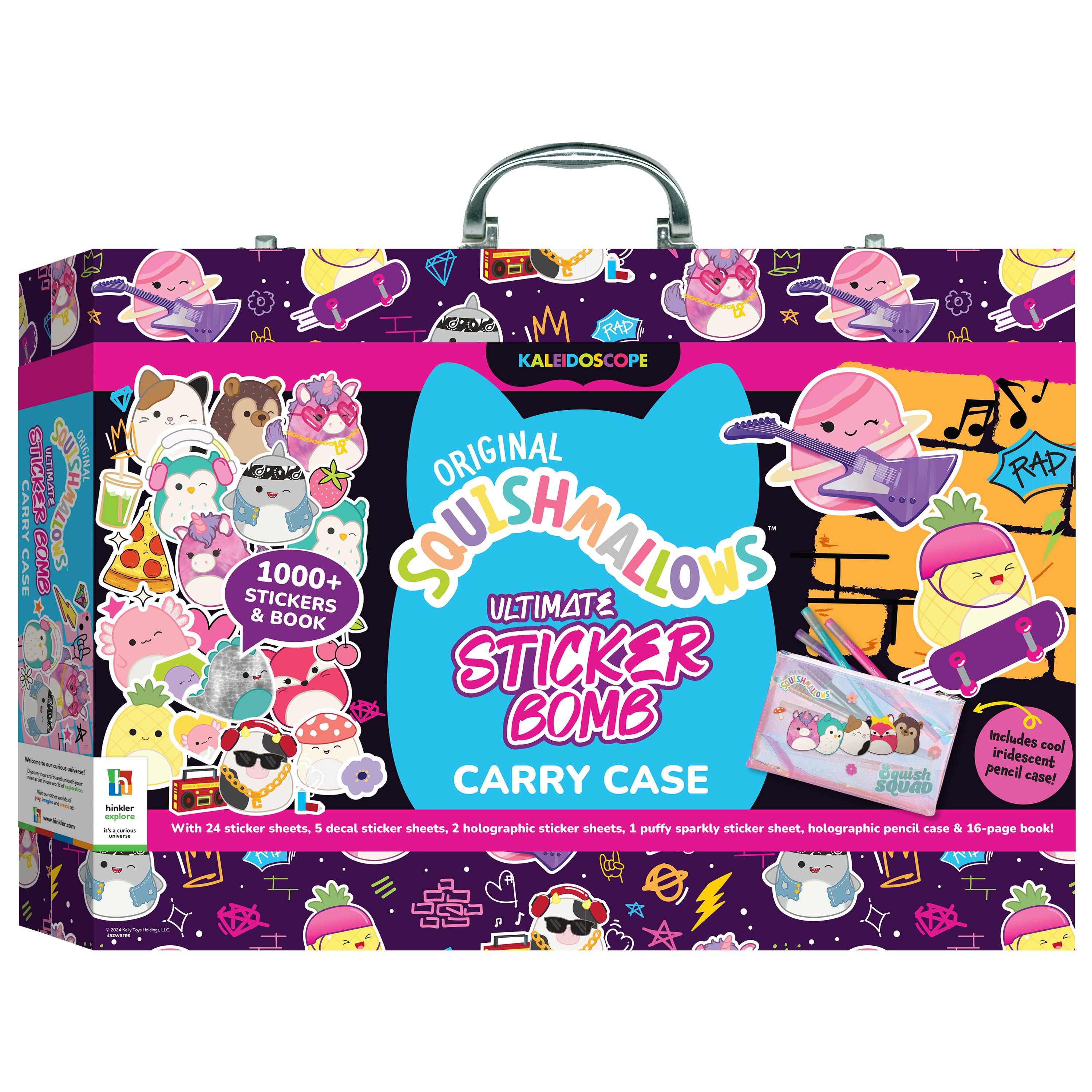Kaleidoscope Squishmallows Ultimate Sticker Bomb Carry Case