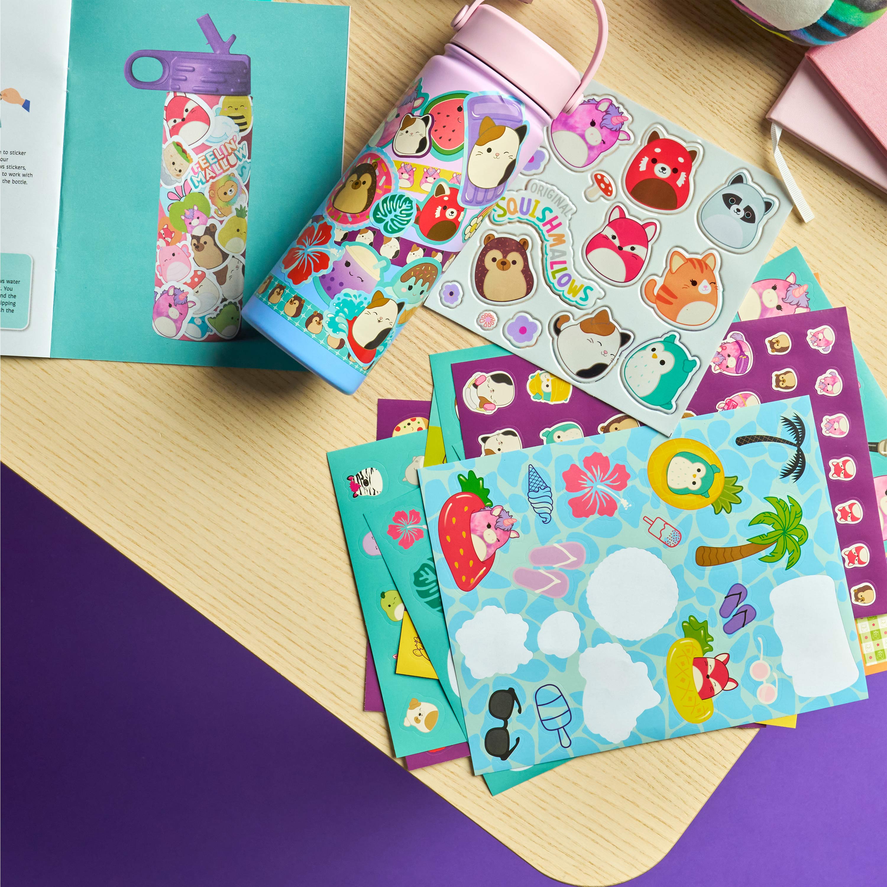 Kaleidoscope Squishmallows Ultimate Sticker Bomb Carry Case