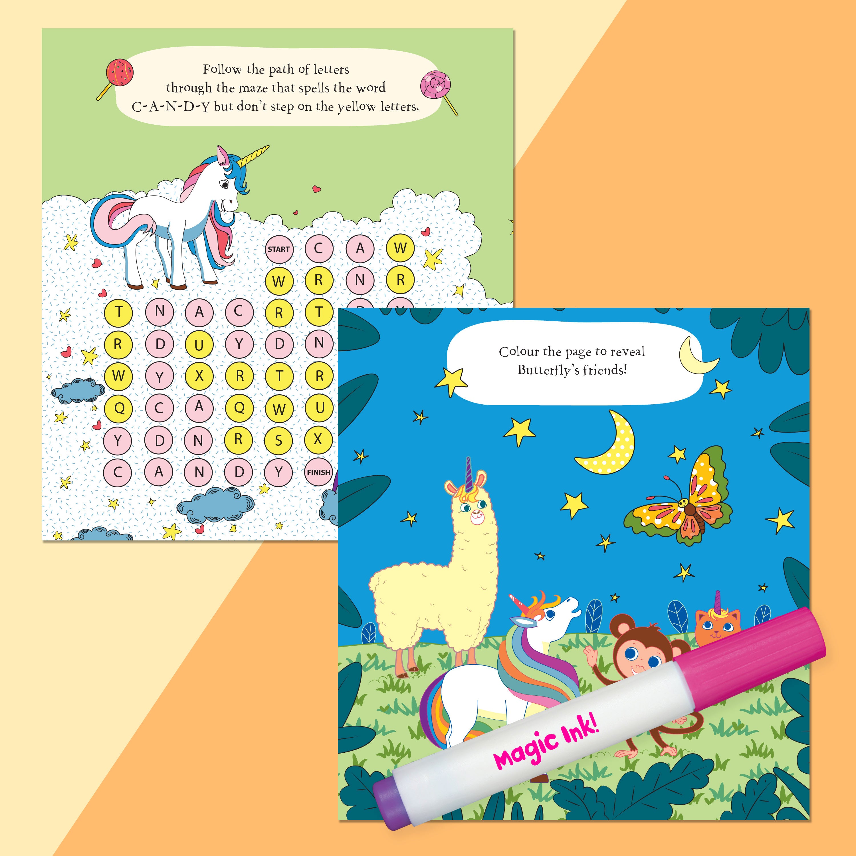 Inkredibles Rainbow Rush Magic Ink Pictures