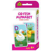 School Zone Go Fish Alphabet Game Cards