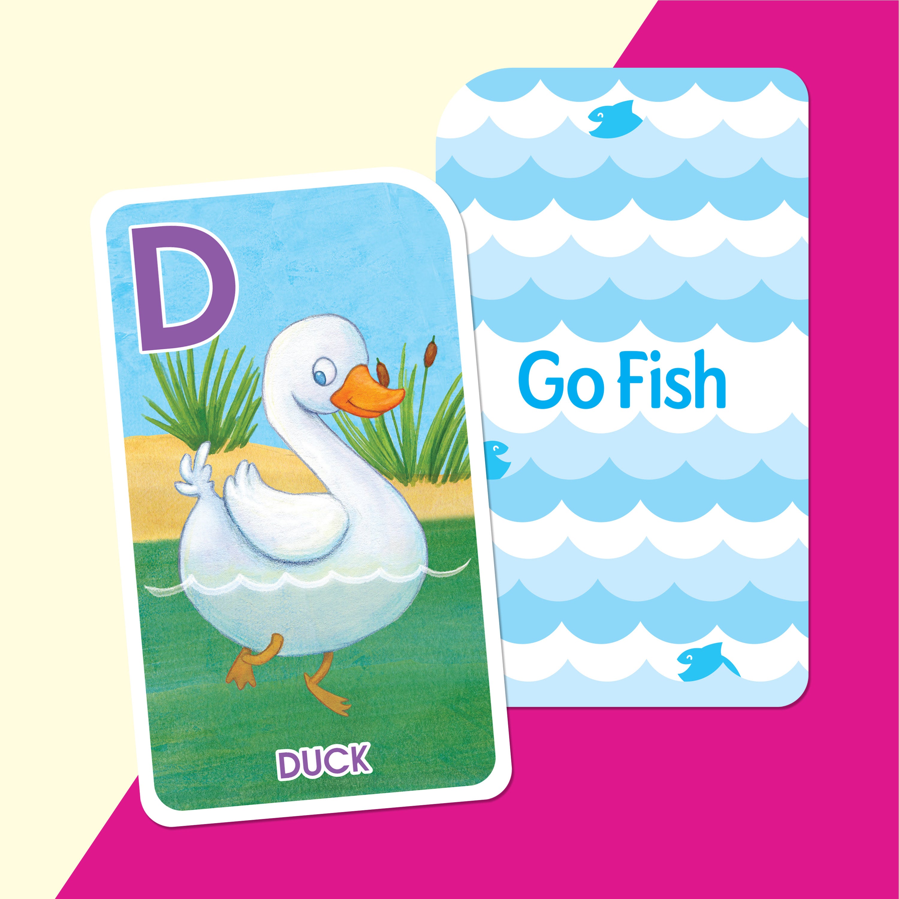 School Zone Go Fish Alphabet Game Cards
