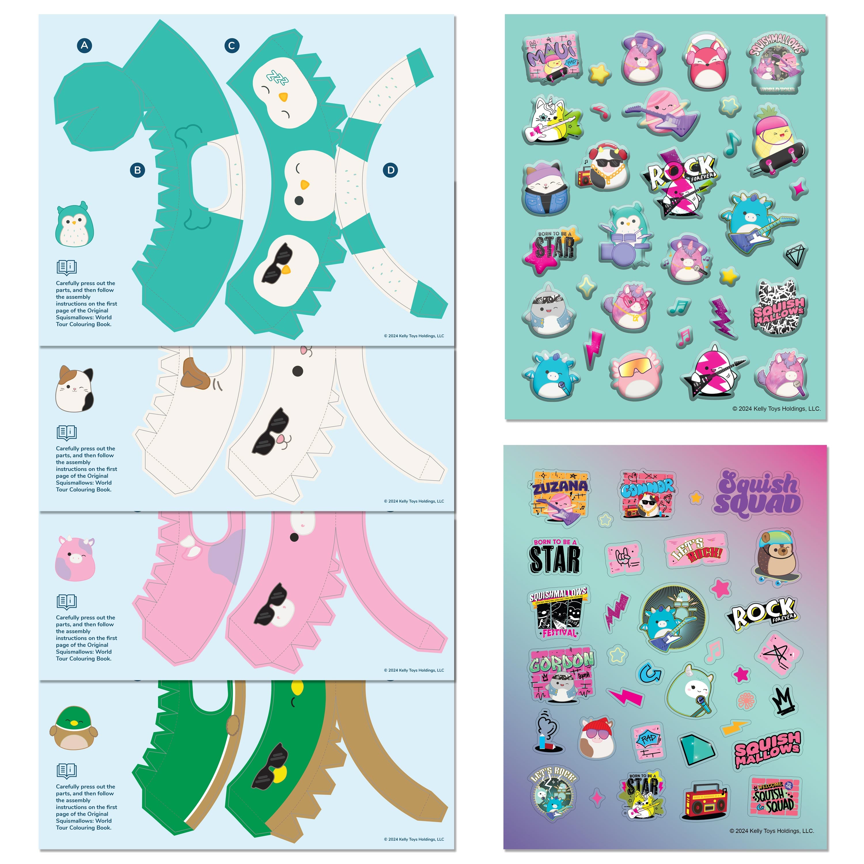 Squishmallows Creative Colouring Kit